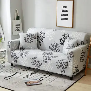 

40Corner Sofa Covers Elastic Stretch Classic Print Couch Cover Slipcovers Fits All Sofa Protector for Living room 1/2/3/4 seater