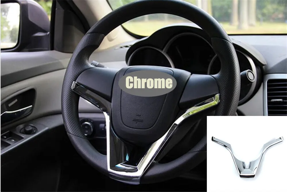 Autozubehör Passend für Chevrolet Cruze Sonic Trax Tracker Sonic ONIX AVEO Orlando Lenkradverkleidung Einsatz Aufkleber – Detail 11