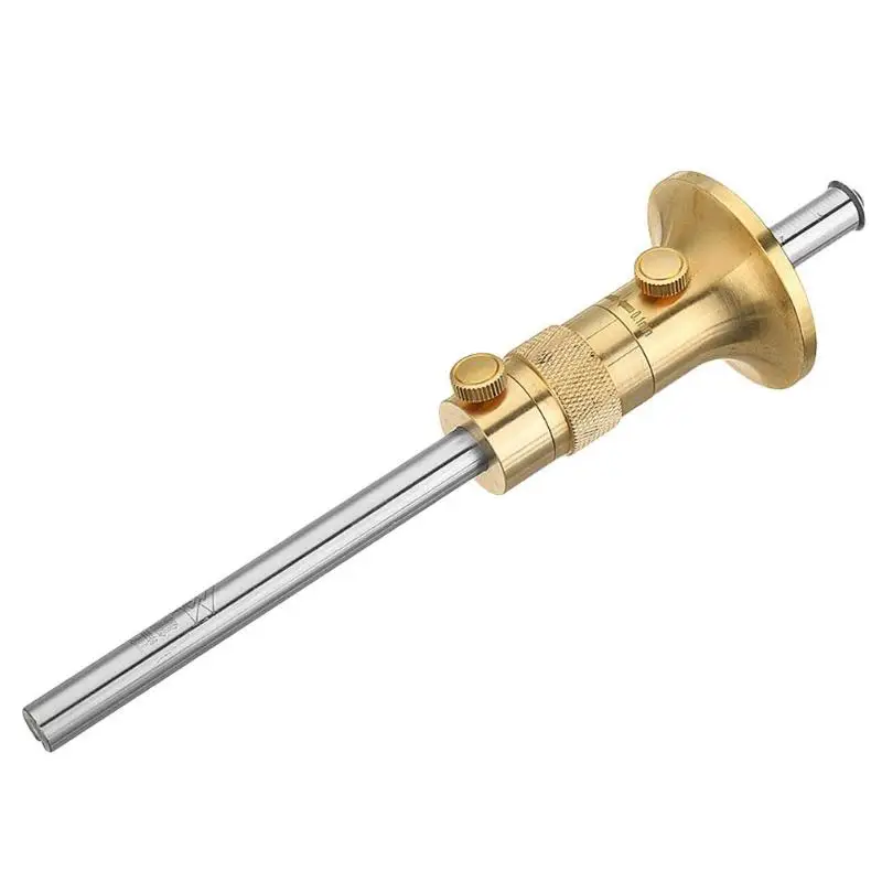 

Rust-proof Metal Woodworking Scriber Pure Copper Exquisite Workmanship Marking Gauge DIY Carpenter Marking Durable Tool