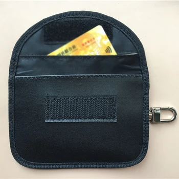 

Waterproof Car Key Case Pouch Poly Urethane Leather Auto Black Signal Blocker