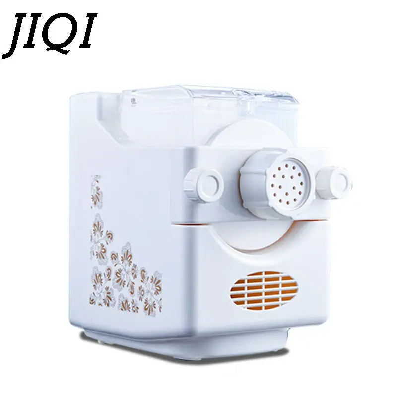 JIQI Automatic Noodles Making machine with 9 mold Household Dumplings Spegatti maker Flour Juice blender Dough Pasta Cutter 0.5L