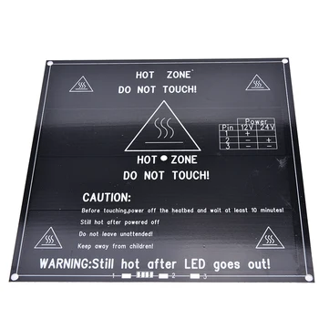 

JETTING 1PC For RepRap 3D Printer Heatbed MK2B 12V 24V PCB Hot Plated Heat Bed For Prusa Mendel MK2B Heatbed