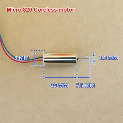 H97a45d7ff7eb48afbf8ceda6539d8fd2A 1PCS DC 3V-3.7V Coreless Motor 0408 412 610 612 614 615 720 816 820 8520 1020 High Speed Aircraft Strong Magnetic RC Drone