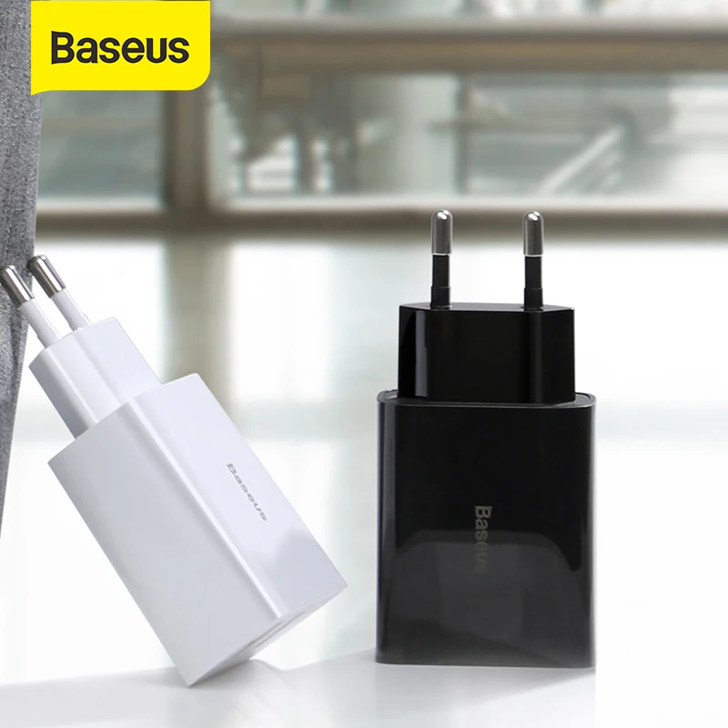 Зарядное устройство Baseus с двумя USB портами 18 Вт|Зарядные устройства| |