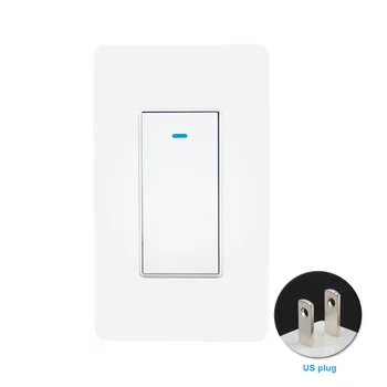 

Hands Free Timed Remote Button Control Mechanical Stable Smart Light Switch Wifi Wireless In Wall Fixtures Voice Operation