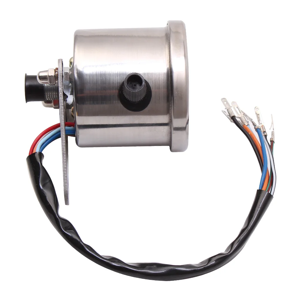 Medidor para Harley-davidson Luz de Led para Sinal de Motocicleta Odômetro Duplo Velocímetro Honda Yamaha Cafe Racer Universal 7 Cheap Instrumentos