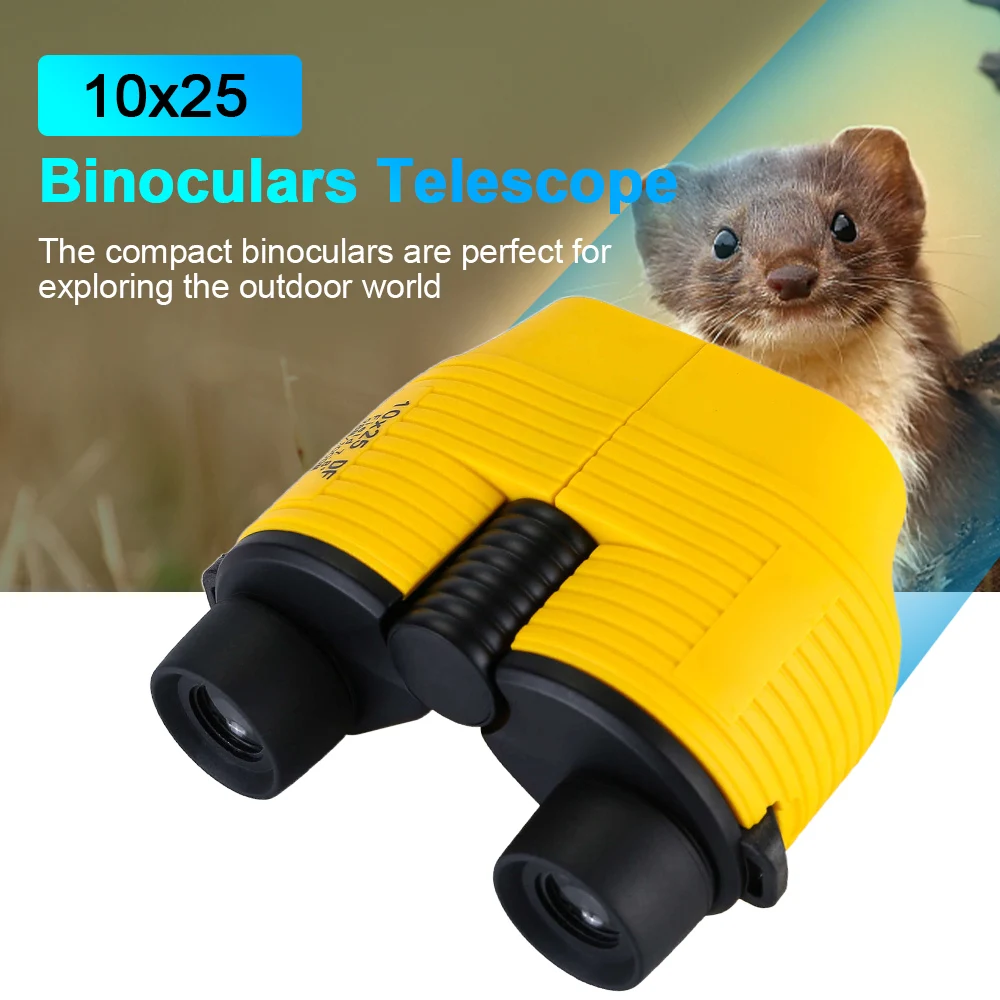 

10x25C2A Professional Binoculars BAK4 Prism High Power Telescope Portable Prime Lens for Hunting Travel Telescope Gift
