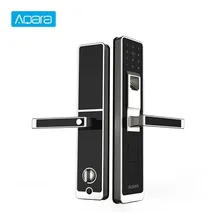 Aqara умный Дверной сенсорный замок ZigBee подключение Wi-Fi отпечаток пальца пароль Разблокировка для домашней безопасности анти-писк дизайн