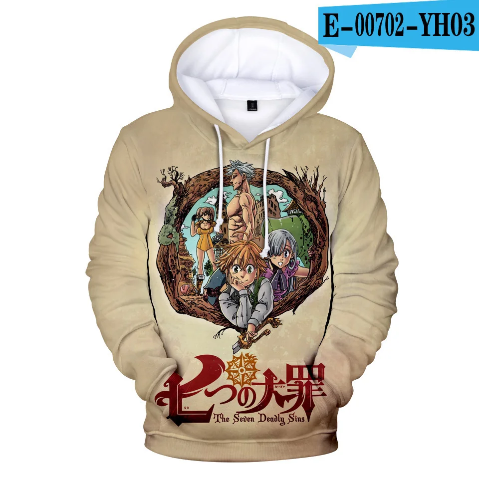 The Seven Deadly Sins - Different Characters Themed Stylish Hoodies (10 Designs)