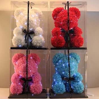 Rose Bear Artificial Flowers Roses Teddy Bear