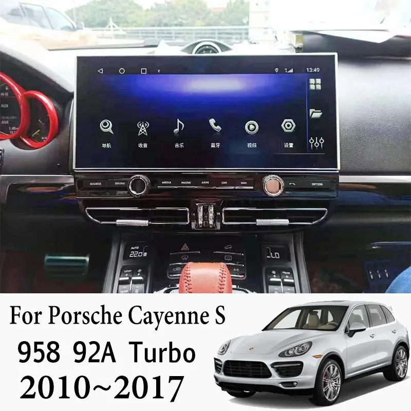 

Car Multimedia Player NAVI Radio Stereo For Porsche Cayenne S Hybrid V6 958 92A Turbo 2010~2017 Navigation CarPlay 12.3 Android