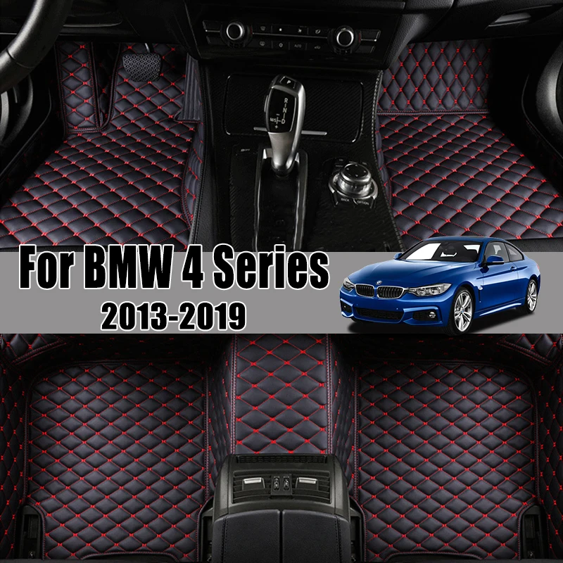Кожаный Автомобильный коврик для BMW 4 серии F32 Coupe 2013 2014 2015 2016 2017 2018 2019 2020|Напольные