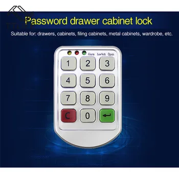 

TTLIFE Smart Password Lock Storage Cabinets Electronic Lock Drawer File Cabinet Electromagnetic Lock The Wardrobe Door Lock 2019