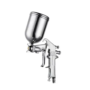 

Paint Spray Gun 1.5Mm On The Pot Car Sheet Metal Furniture Topcoat Spray 400Ml Pneumatic Tools Aluminum Alloy Paint Spray Gun