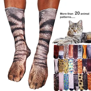 

More than 30 patterns animal socks 3d animal socks paw print socks 3d socks animal print socks printed socks men unisex socks 3d