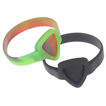 

Guitar Pick Bracelet Portable Silicone Sports Hand Wrist Strap Wristband Holder