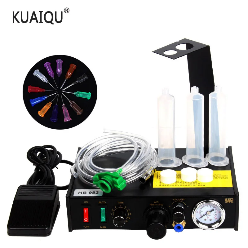 

Digital Automatic Glue Dispenser Solder Paste Liquid Controller Dropper air dispenser machine glue-dispenser Automatic 983 982