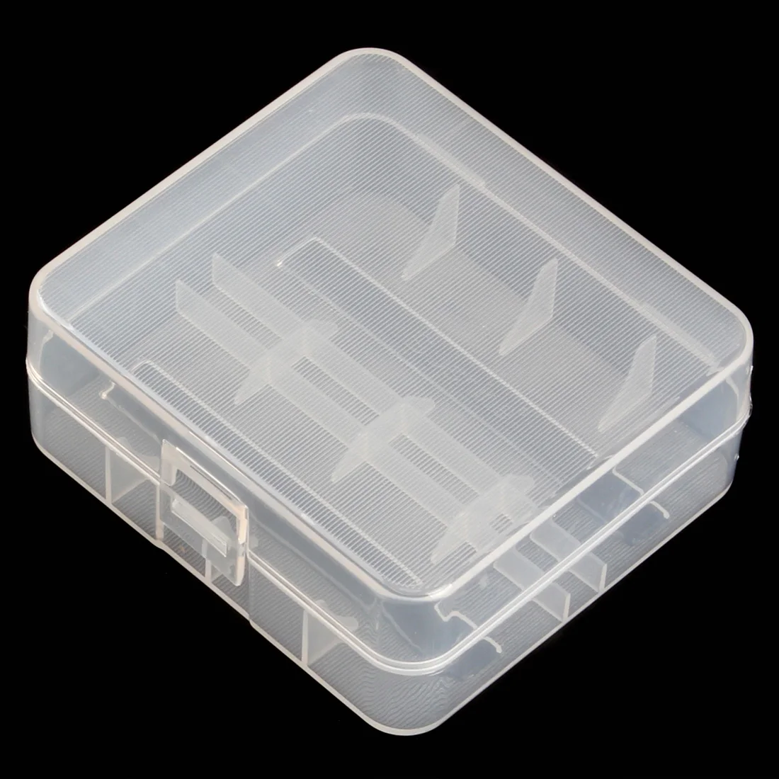 Portable Transparent Hard Plastic Case Holder Battery Storage Box Batteries Storage Case Fit for 2/4 x 26650 Battery