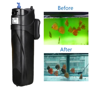 

4 Functions 220V Fish Tank Aquarium Filter Pump UV Lamp Aquarium Accessories Fish Tank Sterilizer Purification Water Circulating