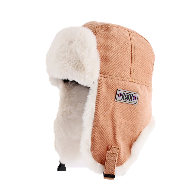 Pilot Winter Hat Outdoor Russian Hat Women's Men's Warm Bomber Trapper Ushanka