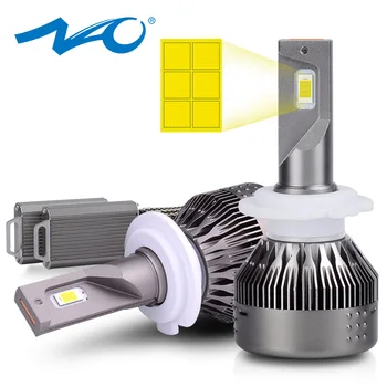 

NAO H7 LED Super Bright H4 led Bulb Car Headlights H1 H8 H9 H11 HB3 9005 HB4 9006 Auto Bulb 72W 9000LM Auto Headlamp 6500K 530E