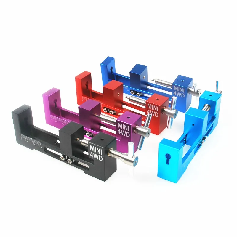 Liga de alumínio 4wd pneu instalador grande/pequeno rolamento superior ferroviário pneu roda montagem ferramenta dispositivo para rc tamiya mini 4wd carro corrida