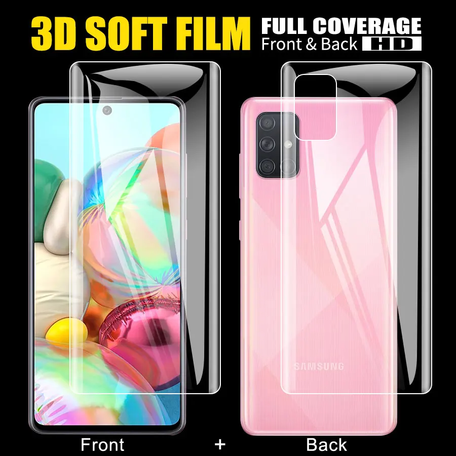 Защитная пленка для Samsung Galaxy A50 A51 A70 A71 M40 M30s S20 S8 S9 Plus S20|Защитные стёкла и плёнки| |
