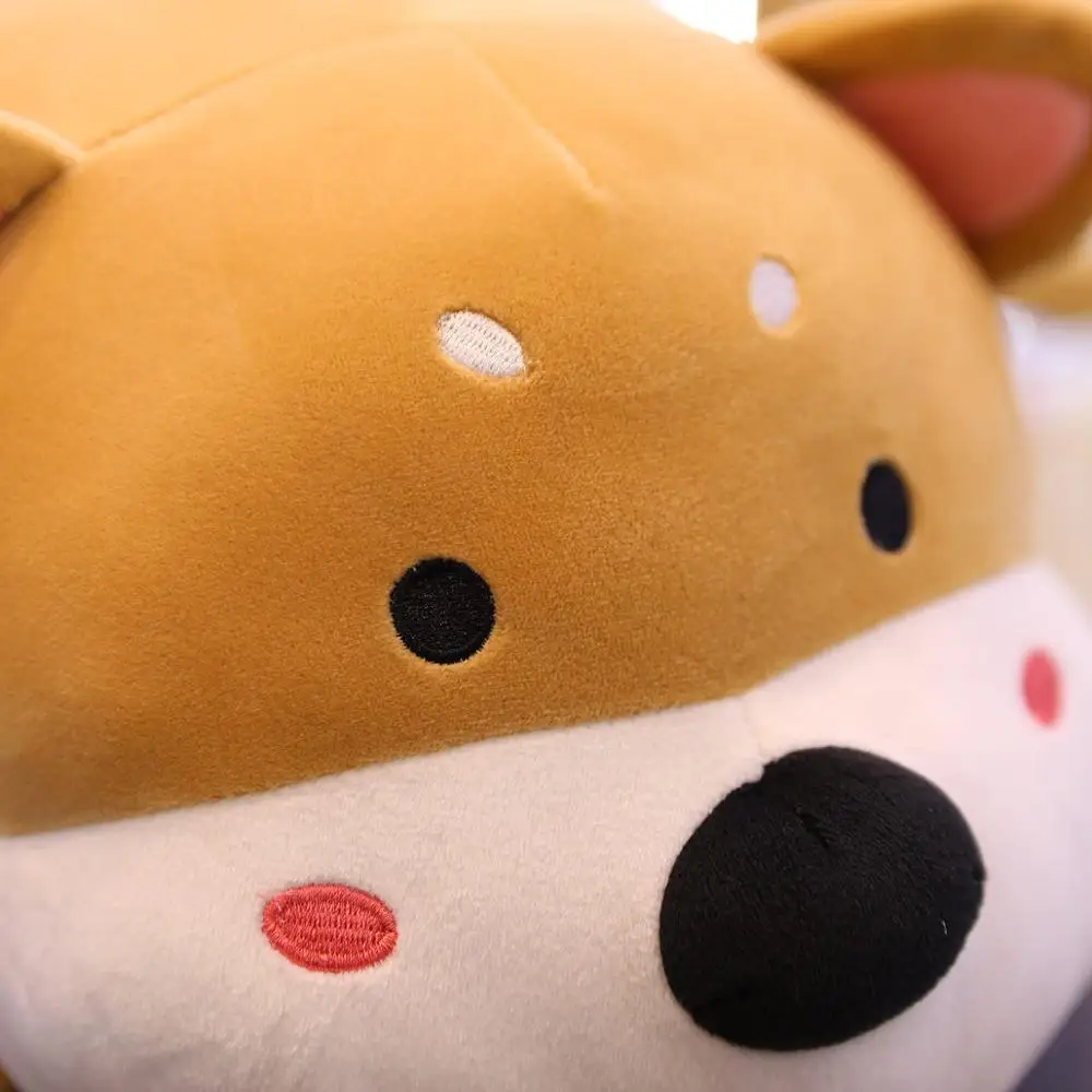 50/70 см милый жира Косплей Shiba «Лисья Секретная служба»(Inu собака плюшевая игрушка-животное корги чай кукла, подарок на Рождество для девочек Kawaii подарки ко дню Валентина