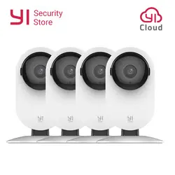 Домашняя камера YI 1080p Home Camera 2PCS Режим ночной съемки Обнаружение движения Двусторонняя аудиосвязь Облачное хранилище