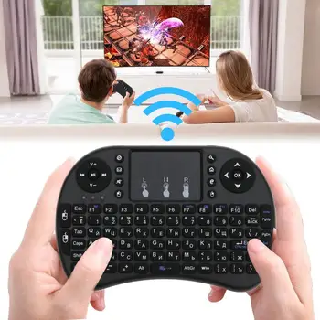 

Keyboard 2.4GHz Wireless Keyboard English & Russian Gaming Keyboard Air Mouse Fly Mouse Gamepad Teclado For PC TV Teclado Gamer