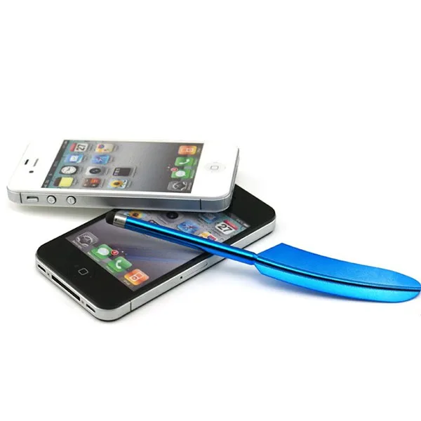10 шт перо формы емкостный сенсорный экран Стилус для iPad/iPhone/samsung/смартфон