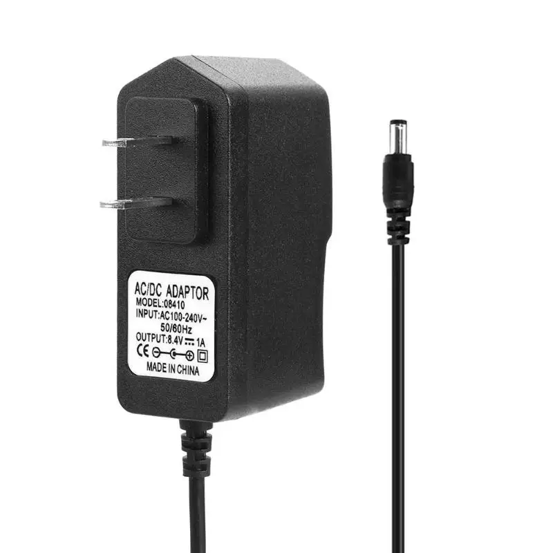 ALLOYSEED для 18650 Литий Батарея Зарядное устройство Plug AC 110-240V DC/DC 4,2 V 8,4 V 12,6 V 16,8 V 21V 1A 2A Зарядное устройство адаптер Мощность адаптер - Цвет: 8.4V 1A