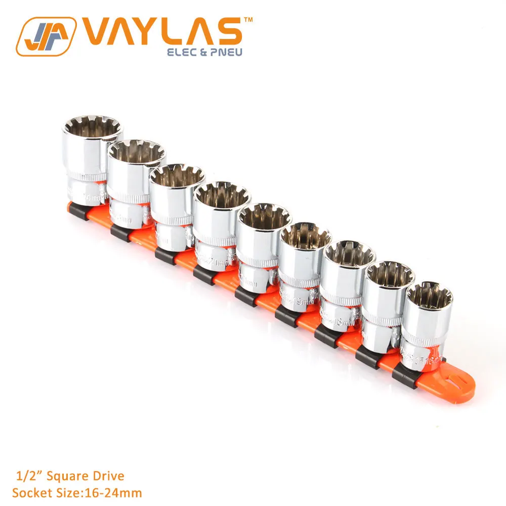 Socket Set Torque Wrench Accessories 1/2&quot Square Drive 16-24mm For Electric Pneumatic Use |