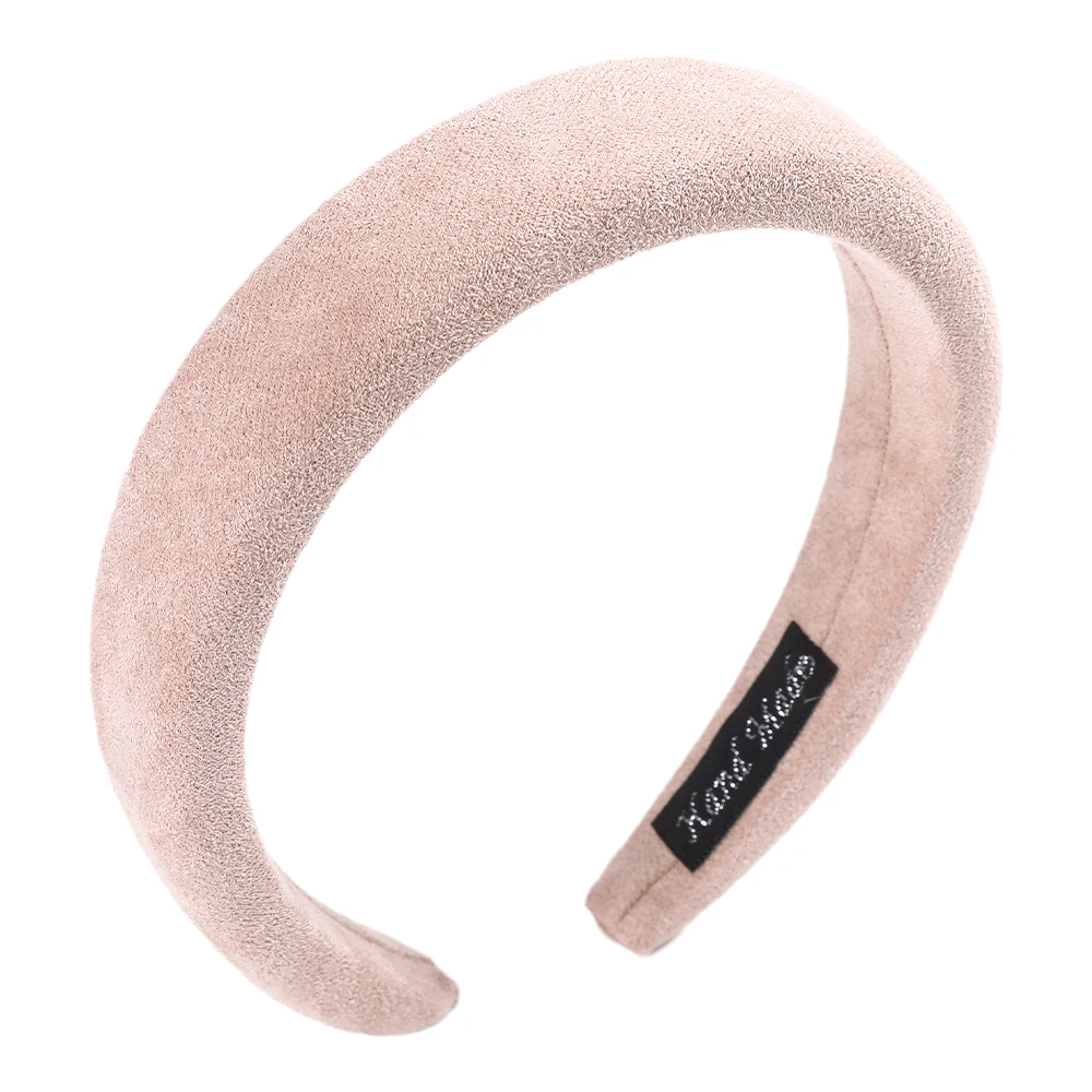 LEVAO Sponge Solid Color Hair Hoop Headband Velvet Headbands For Women Girls Non-slip Hairbands Hair Accessories Thin Edge hair band for ladies Hair Accessories