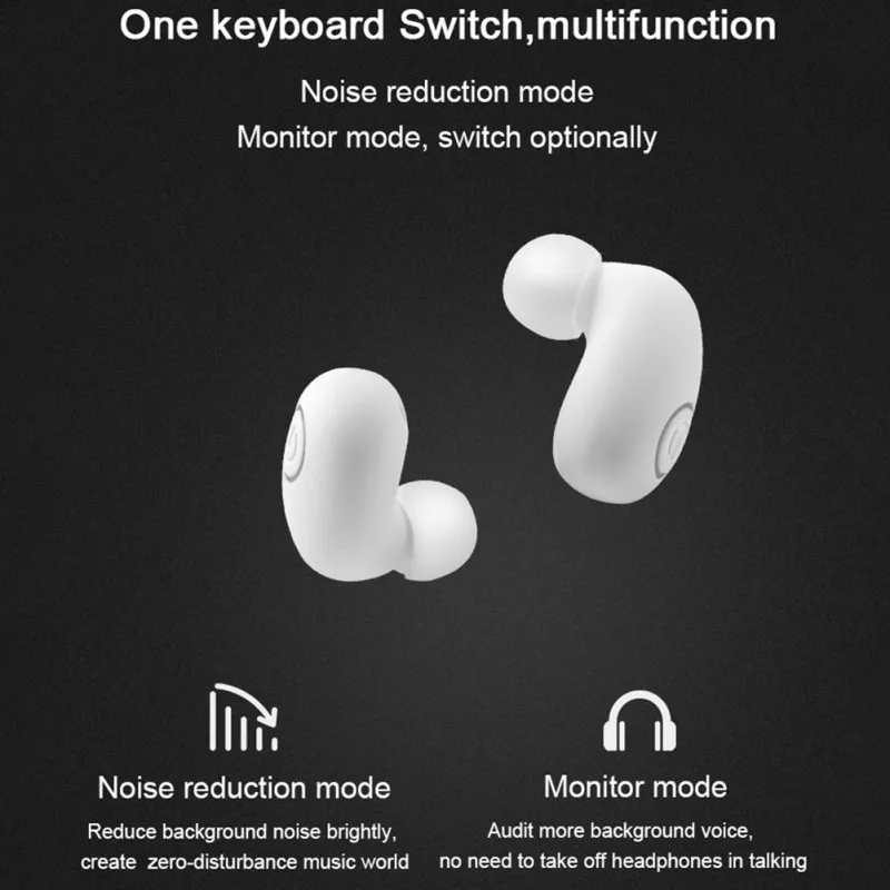 TWS B5 мини Bluetooth гарнитура стерео Беспроводная в уши IPX5 Водонепроницаемый портативный источник питания 2600 мАч