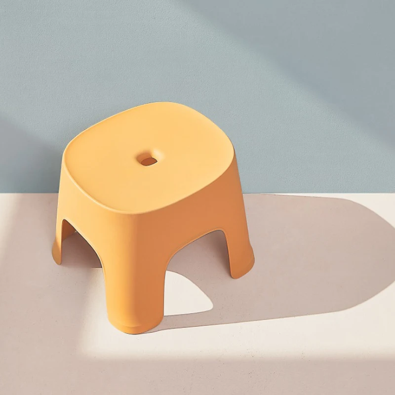Домашний суперпозиционный табурет матовая текстура толстое нескользящее пластиковое сиденье для ванной комнаты гостиная принадлежности для взрослых и детей