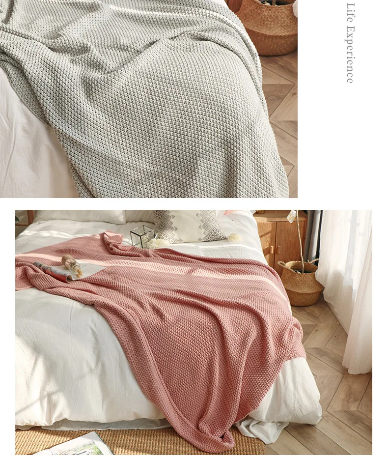 Трикотажное Хлопковое одеяло с рисунком Кельвина, одеяло для фотосессии, домашнее мягкое спальное постельное одеяло с кондиционером