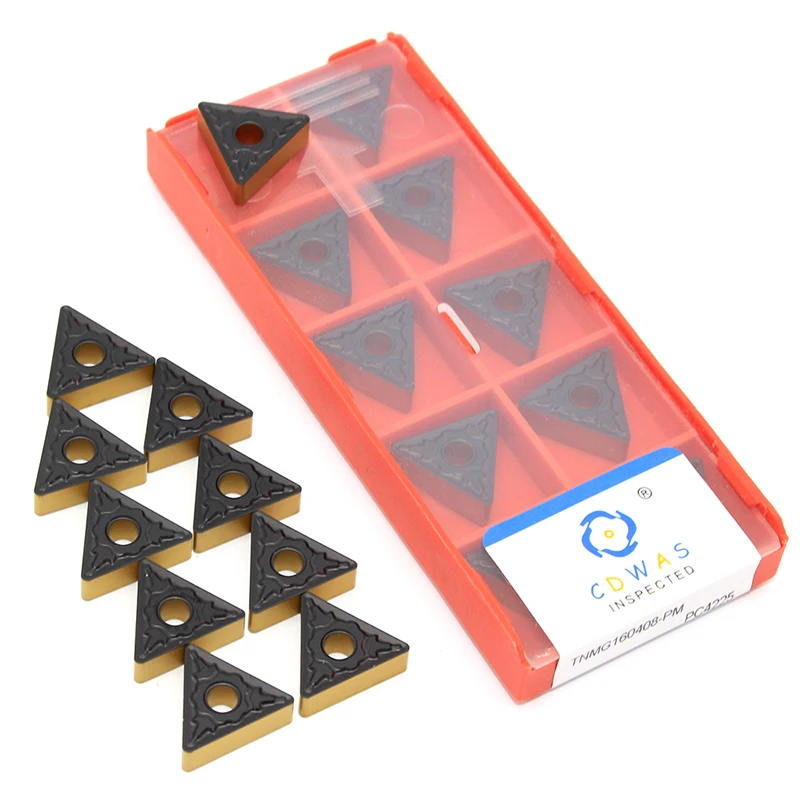 TNMG160408 PM PC4225 высококачественный резец для наружной обточки TNMG 160408 токарный станок с ЧПУ Карбид инструмент вставки для стали