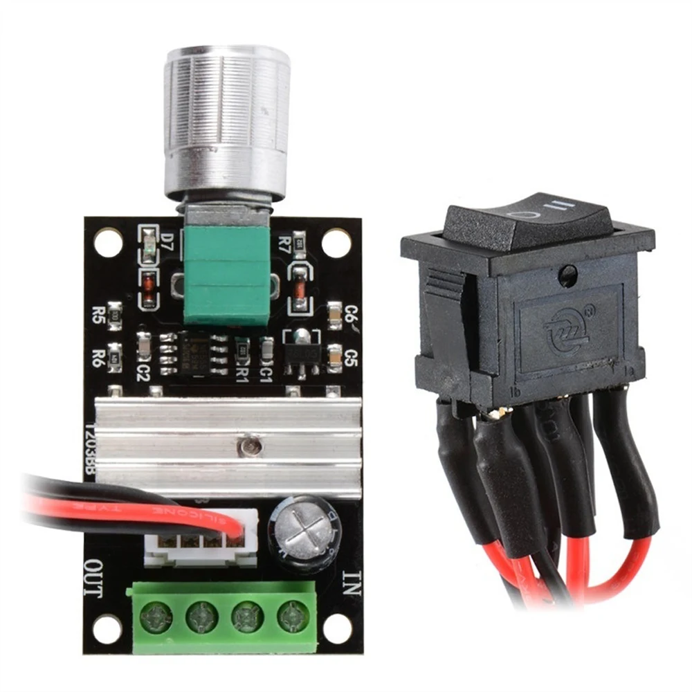 Горячая 1203BB 6V 12V 24V 3A 80W контроллер скорости двигателя постоянного тока ШИМ