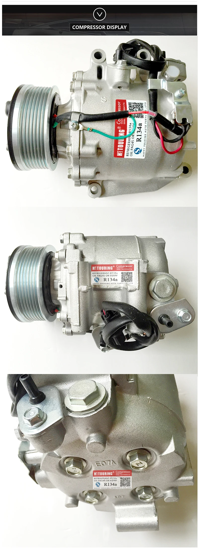 Для honda crv Компрессор ac кондиционер для honda CRV CR-V III RE 2,0 38810RZVG01 38810RZVG02 38800RZRZ521M2 SANDEN 3788