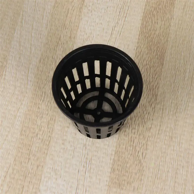 40PCS Plant Pots Soilless Culture Planting Net Cup Hydroponic Plastic Mesh Basin Plant Container Succulent Plant Cactus Pot