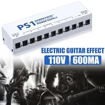 

Durable 10 Isolated 9V/12V/18V Music Show Guitar Power Guitar Effect Pedals Band Stage Output Power Supply Shunt Tool Adapter