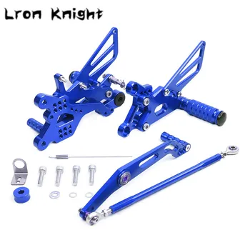 

For YAMAHA YZF-R6 YZFR6 YZF R6 2006-2016 2015 2014 2013 2012 2011 2010 2009 Motorcycle CNC Footrest Rear Sets Rearset Foot Pegs