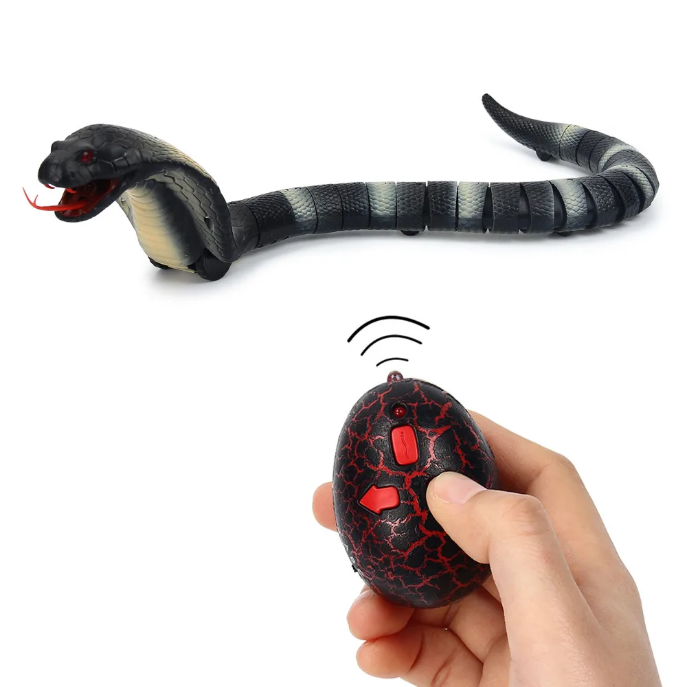 Имитация Змея с дистанционным управлением Новинка Naja Cobra животное трюк ужасающая