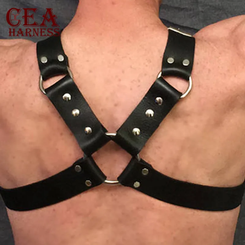 CEA.HARNESS жгут для мужчин s бондаж гей панк кожа жгут для мужчин тело грудь плечо Половина жгут ремень Фетиш гей БДСМ Связывание клуб