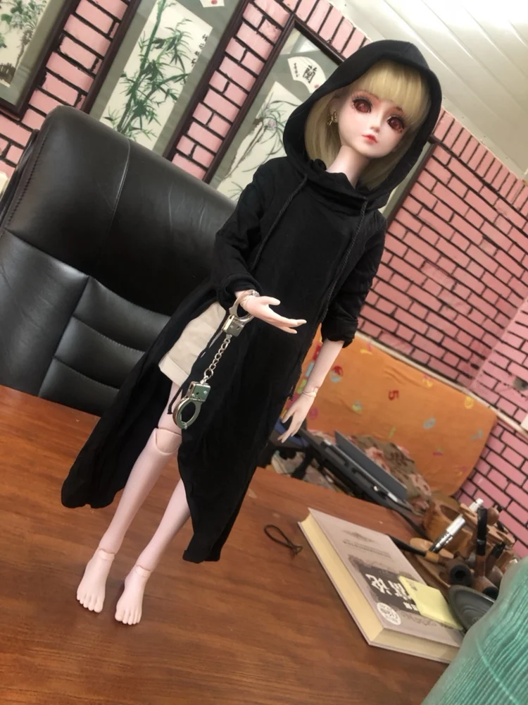 M0141 children handmade toy 1/6 1/3 1/4 uncle Doll clothes BJD/SD doll props Accessories Split hooded gown 1pcs