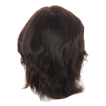 

Male Mannequin Head with 100% Human Hair, Cosmetology Afro Hair Manikin Head for Practice Styling Braiding Cutting Display