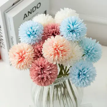 

10 Heads Artificial Silk Peony Flowers High Quality Fake Flowers Hydrangea for Home Wedding Party Valentines day Decor