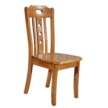 

All Solid Wood Dining Chair Backrest Hotel Restaurant Household Oak Chair Simple Modern Dining Table Chair Fashionable Stool