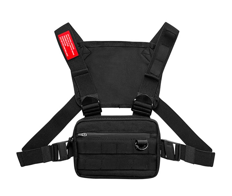 Outdoor Fashion Military Chest Bag Men Women Travel Chest Bag  Streetwear Hiking Cycling Functional Tactical Package Bullet Pack